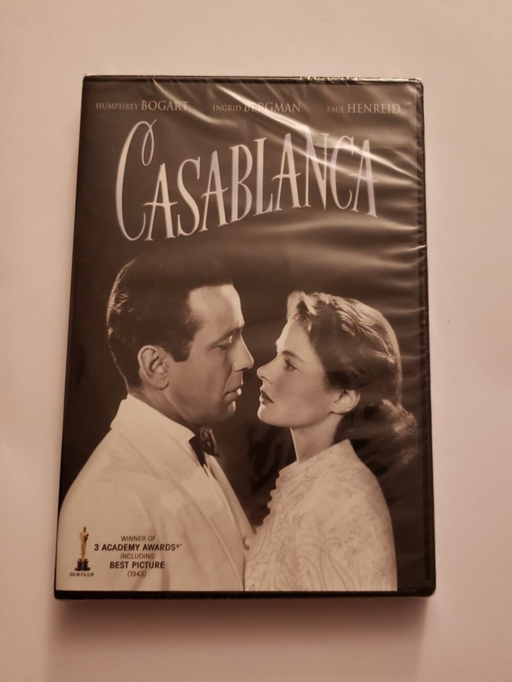 Sealed Casablanca DVD Humphrey Bogart Ingrid Bergman Classic Film WWII World War